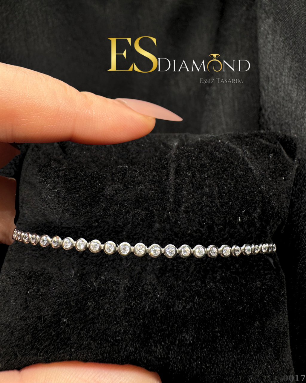 PIRLANTA KASA GÜMÜŞ SUYOLU BİLEKLİK