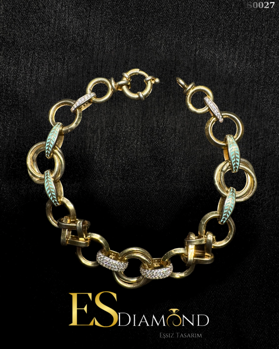 ALTIN MONTÜR TASARIM BİLEKLİK