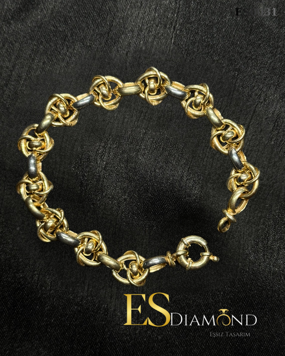 ALTIN MONTÜR TASARIM BİLEKLİK