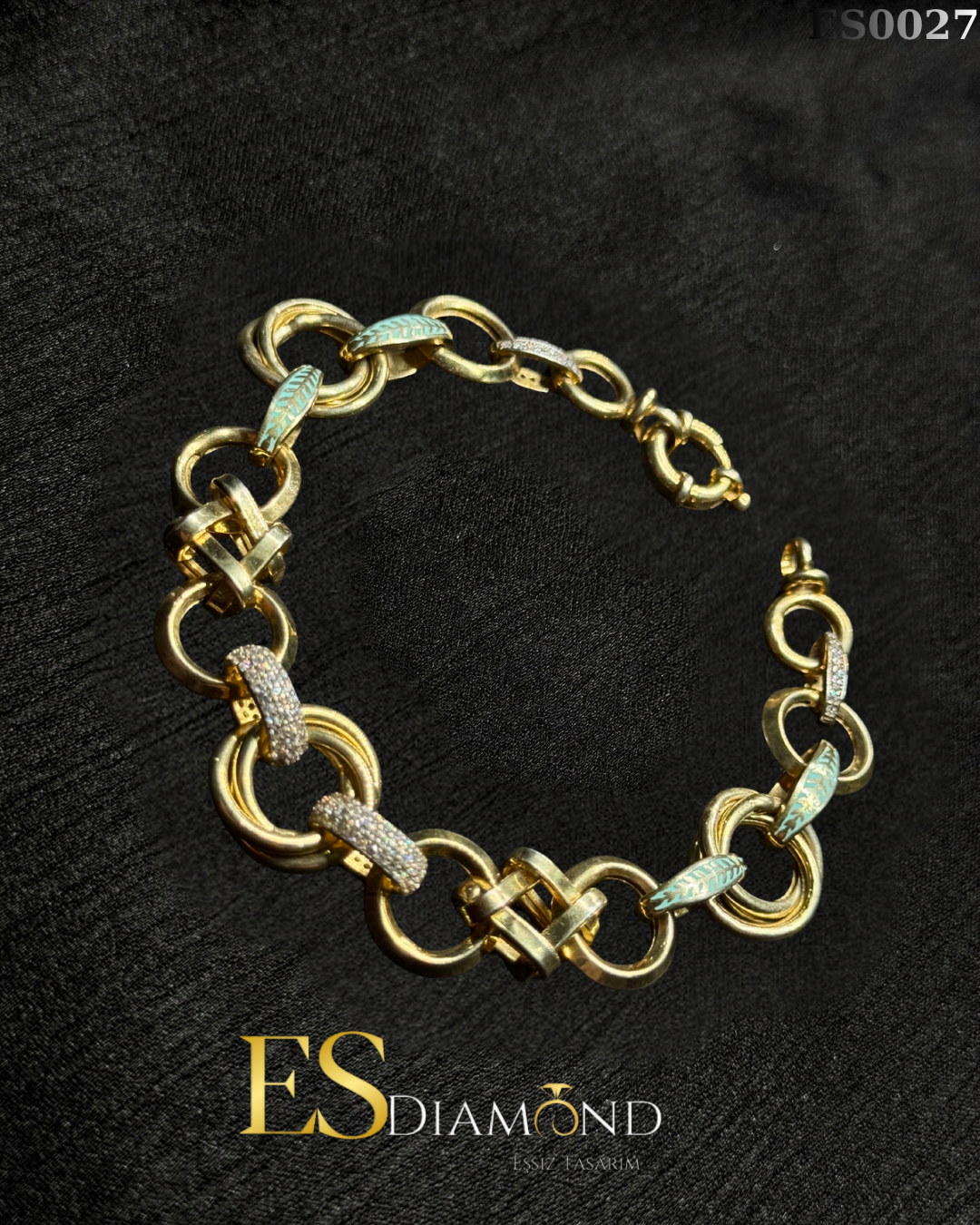 ALTIN MONTÜR TASARIM BİLEKLİK