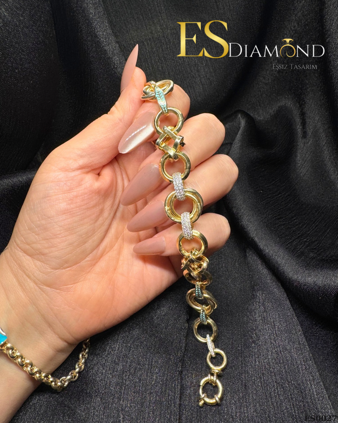 ALTIN MONTÜR TASARIM BİLEKLİK