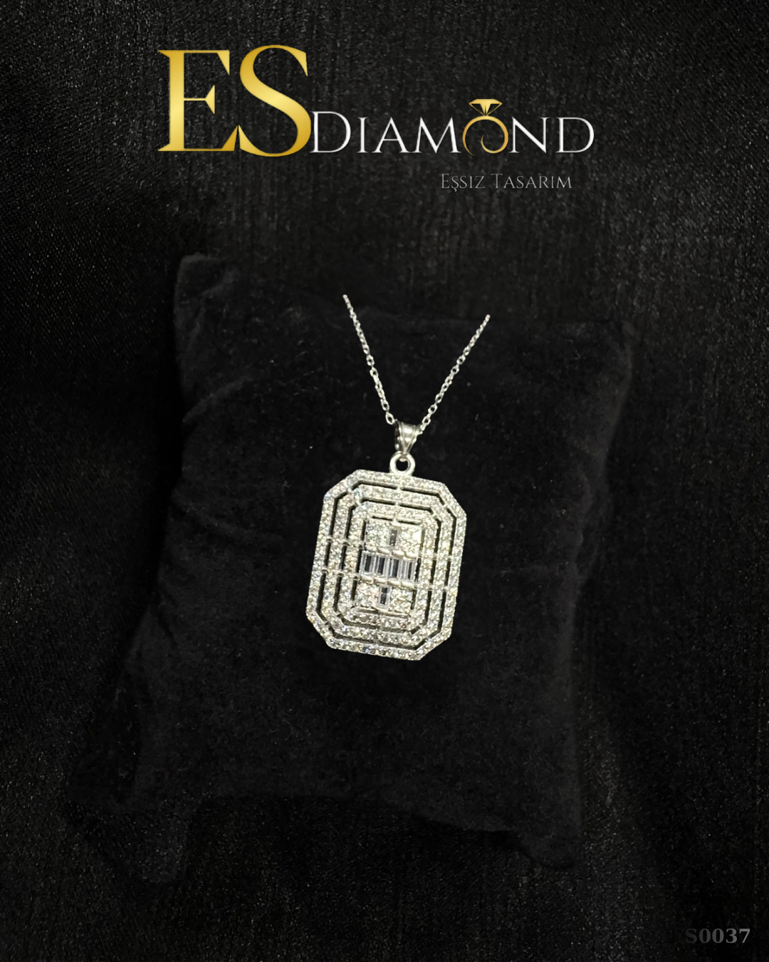 BAGET DIAMOND EFFECTİVE TASARIM KOLYE