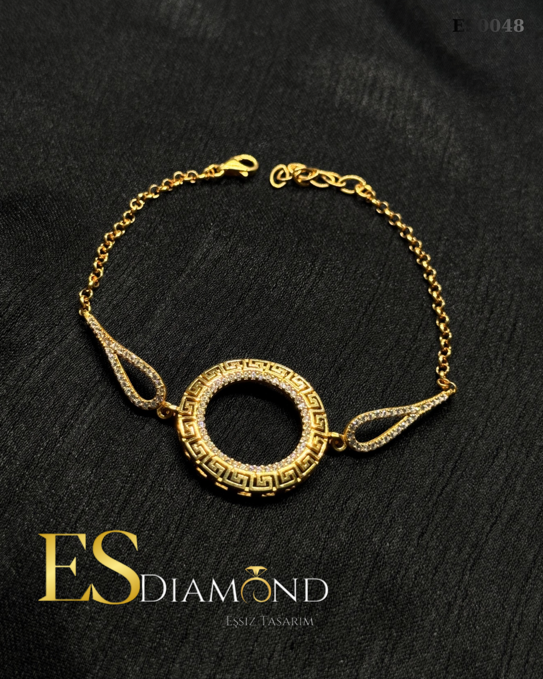 ALTIN MONTÜR ÇEYREKLİ BİLEKLİK