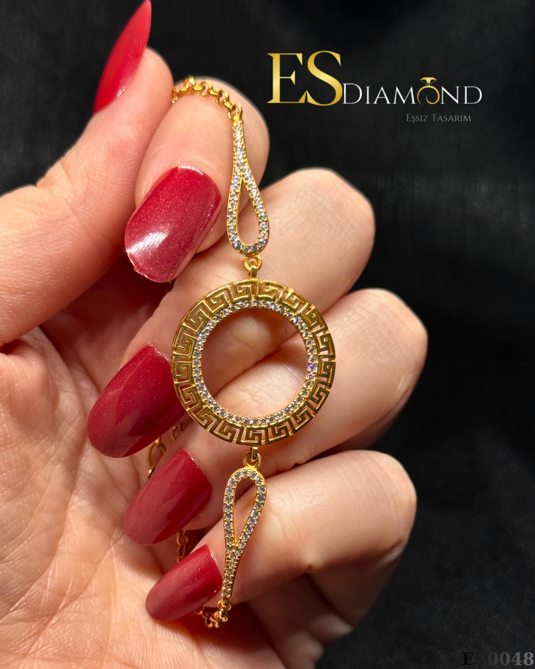 ALTIN MONTÜR ÇEYREKLİ BİLEKLİK