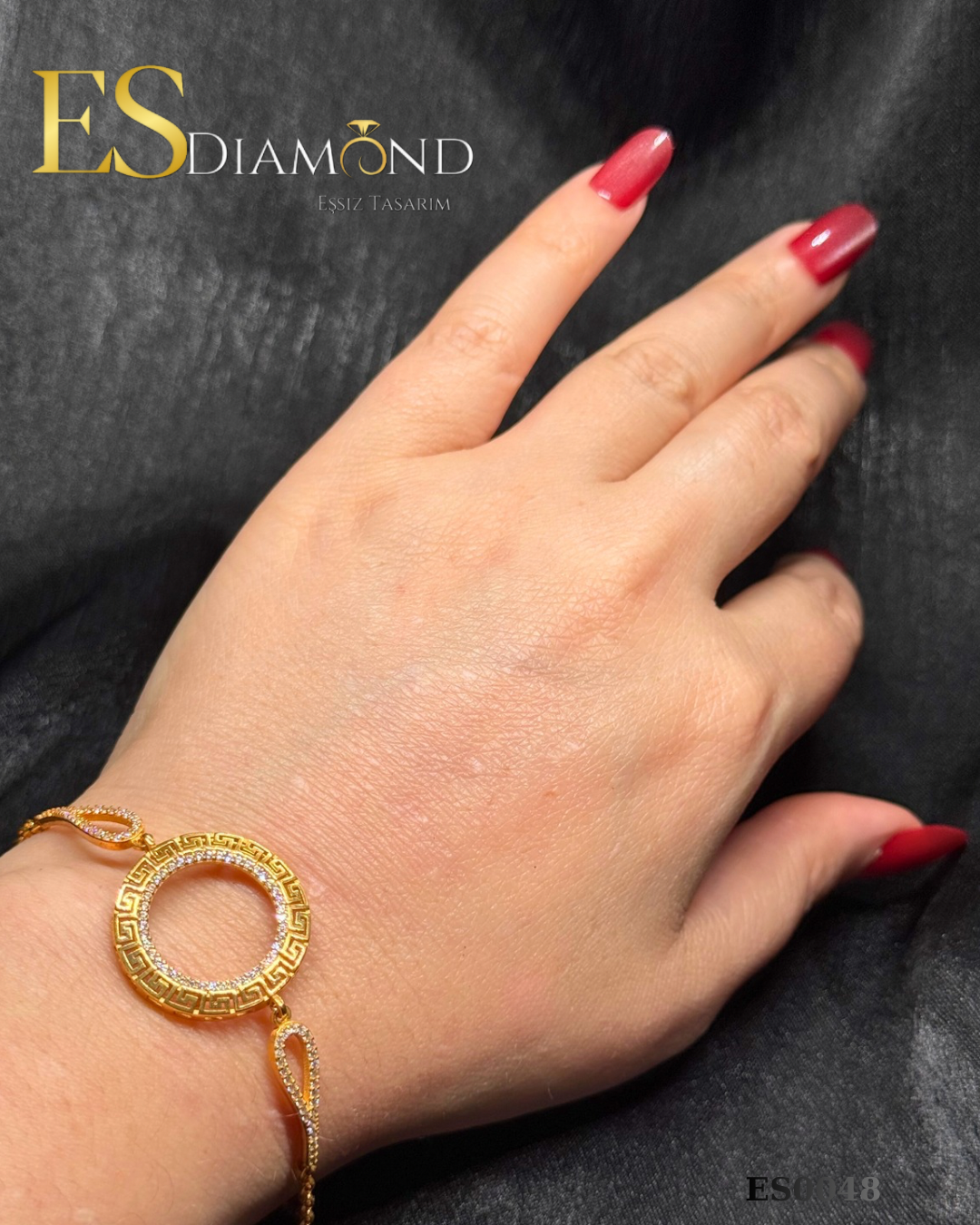 ALTIN MONTÜR ÇEYREKLİ BİLEKLİK