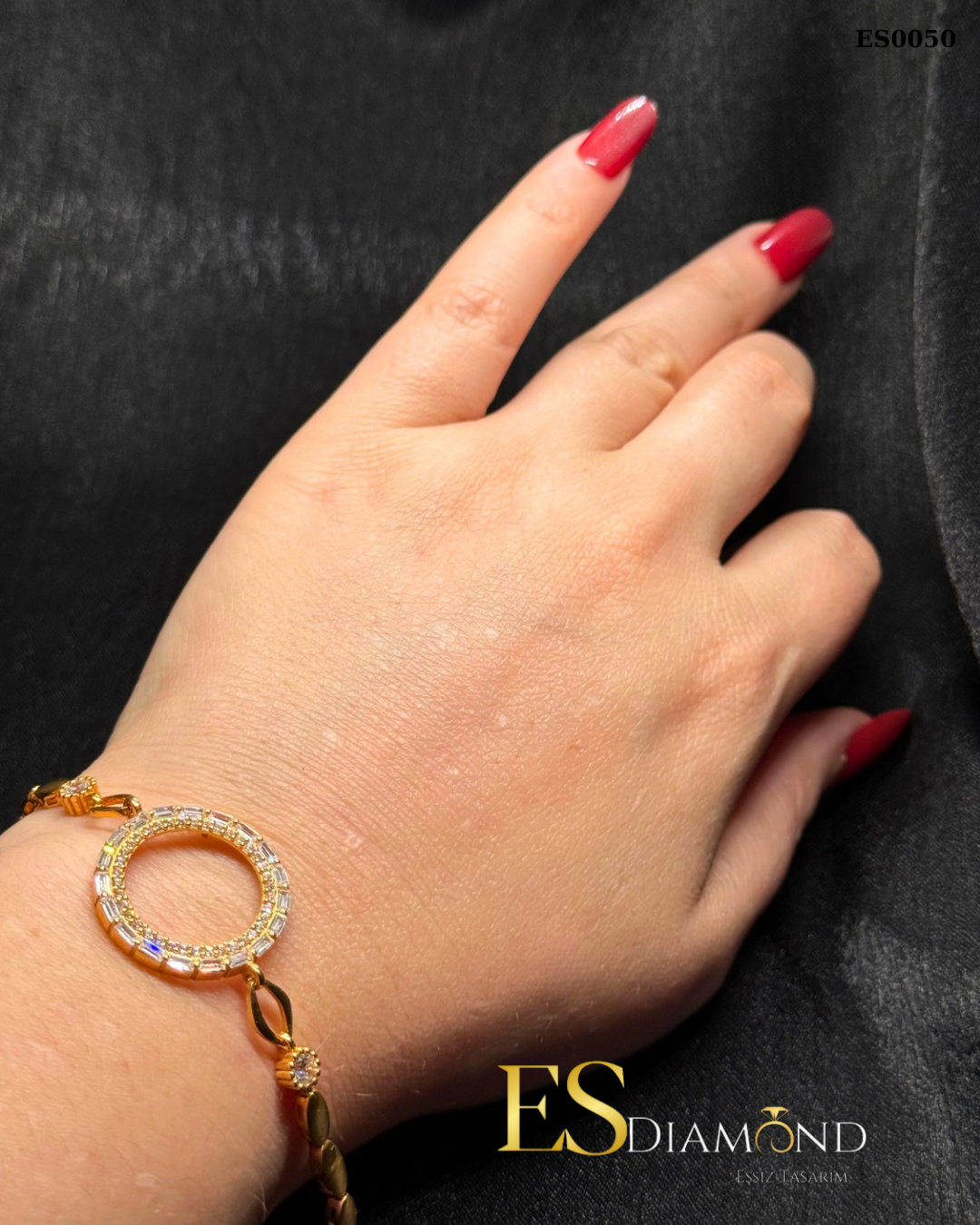 ALTIN MONTÜR ÇEYREKLİ BİLEKLİK