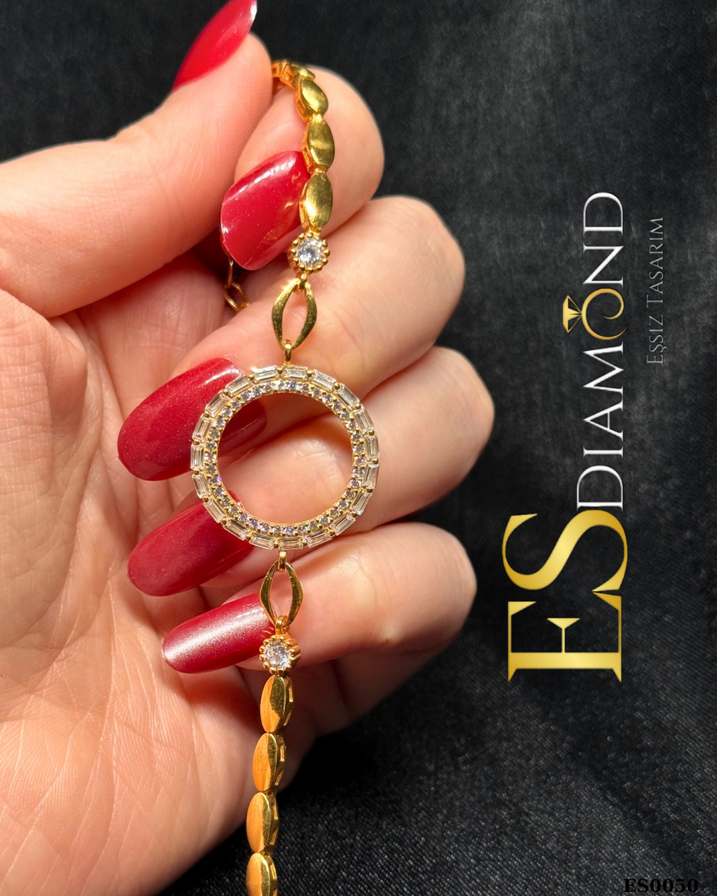 ALTIN MONTÜR ÇEYREKLİ BİLEKLİK