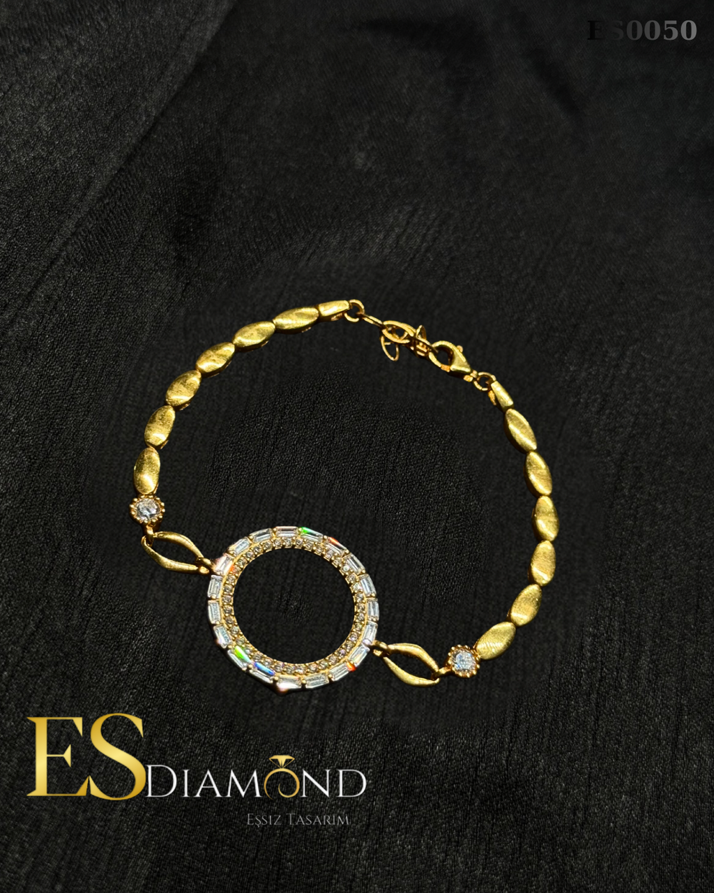 ALTIN MONTÜR ÇEYREKLİ BİLEKLİK