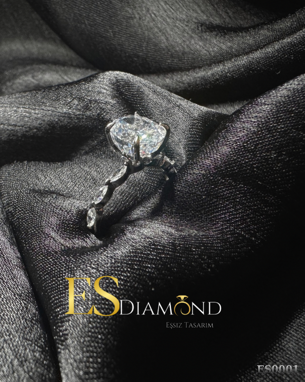 OVAL DIAMOND EFFECTİVE TEKTAŞ